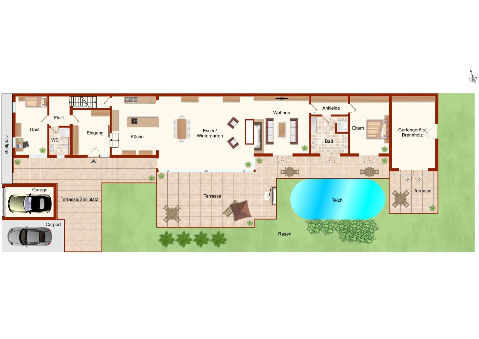 Doppelhaushälfte zum Kauf 1.500.000 € 6 Zimmer 253,6 m²<br/>Wohnfläche 629 m²<br/>Grundstück Starnberg Starnberg 82319