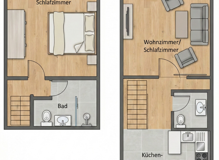 Maisonette zum Kauf 330.000 € 3 Zimmer 60,9 m² frei ab sofort Maxim-Gorki-Straße 55 Ostseebad Heringsdorf Heringsdorf 17424