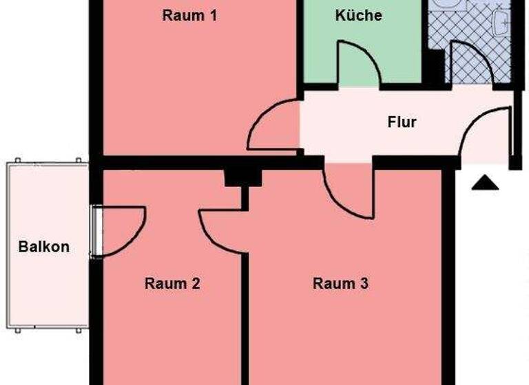Wohnung zur Miete 419 € 3 Zimmer 54,7 m² EG frei ab 13.03.2026 Damaschkestraße 9 Mitte Menden 58706