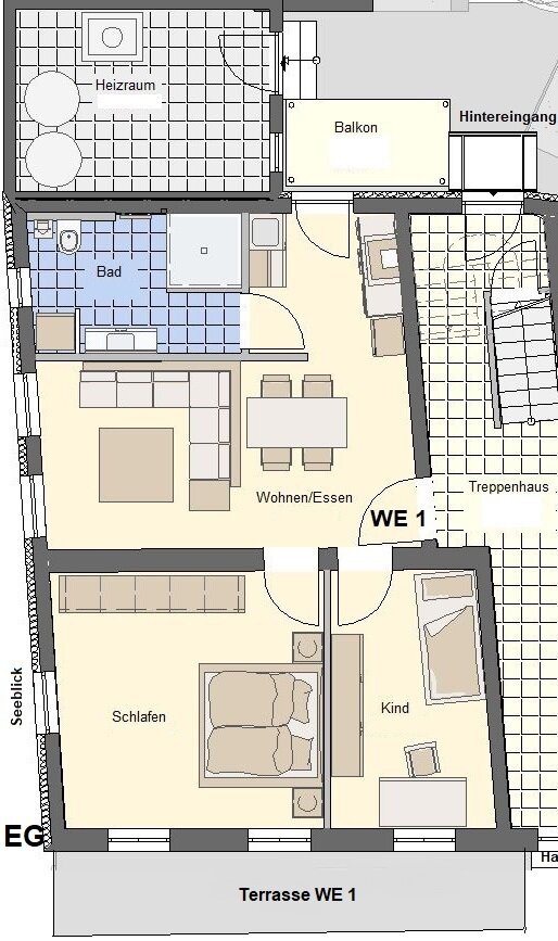 Terrassenwohnung zum Kauf provisionsfrei als Kapitalanlage geeignet 3 Zimmer 65 m²<br/>Wohnfläche Altefähr Altefähr 18573