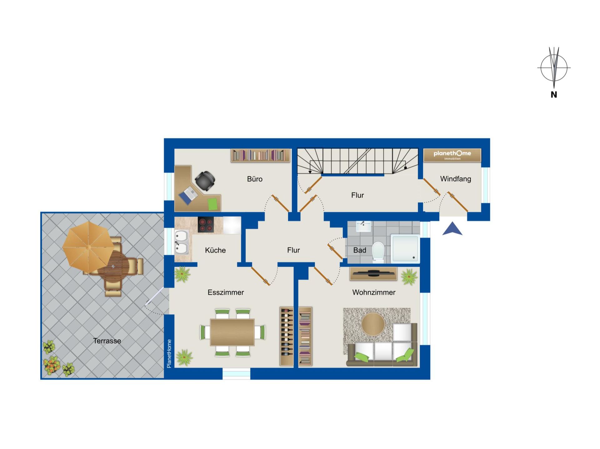 Doppelhaushälfte zum Kauf 298.000 € 6 Zimmer 119,4 m²<br/>Wohnfläche 950 m²<br/>Grundstück Oberndorf Oberndorf 86698