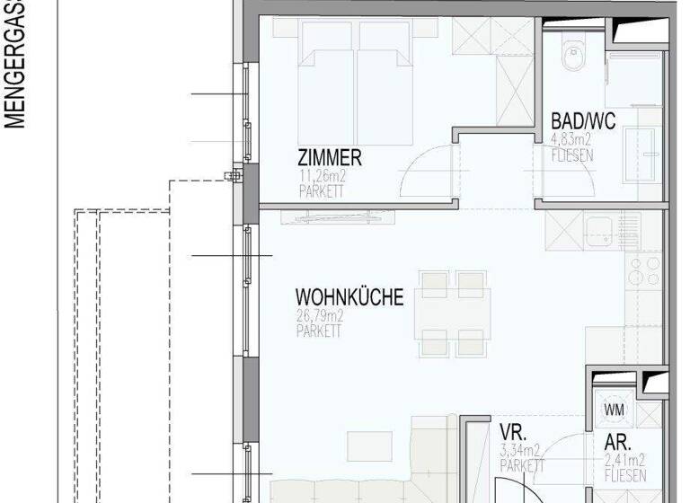 Gastronomie/Hotel zum Kauf - Erstbezug 258.000 € Wien,Floridsdorf 1210