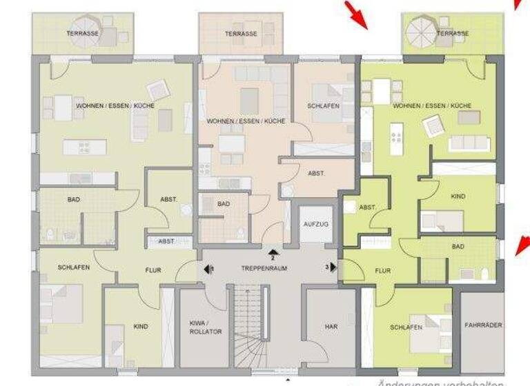 Terrassenwohnung zur Miete 1.220 € 3,5 Zimmer 87,5 m² 3 Geschosse frei ab 01.04.2026 Kreuzkamp 32 Mellendorf Wedemark 30900