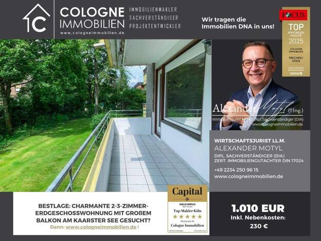 Wohnung zur Miete 780 € 2 Zimmer 71 m² 1. Geschoss frei ab 01.04.2026 Gemsenstraße 23 Kaarst-West Kaarst 41564