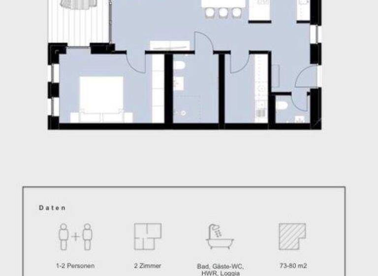 Wohnung zur Miete - Erstbezug 864 € 2 Zimmer 79,8 m² frei ab 01.05.2026 Hauptstraße 19 Lohne Wietmarschen 49835