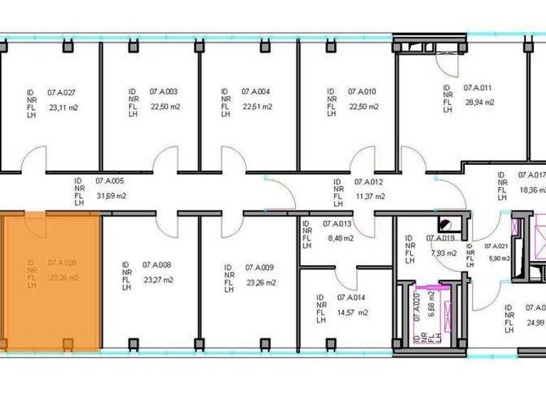 Bürofläche zur Miete - Erstbezug provisionsfrei 46,6 m² Bürofläche Hanauer Landstraße 328-330 Ostend Frankfurt am Main 60314