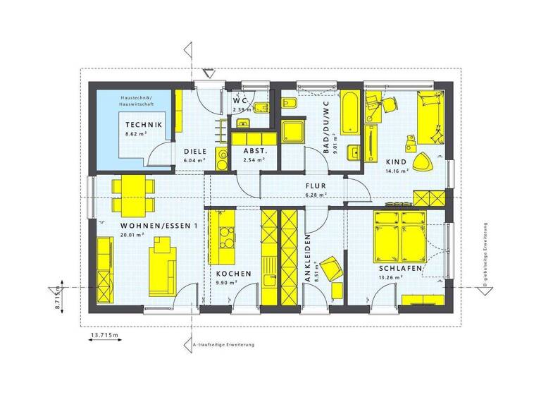 Haus zum Kauf provisionsfrei 803.177 € 3 Zimmer 105 m² 470 m² Grundstück Hohenbrunn 85662