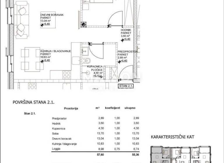 Wohnung zum Kauf 325.000 € 2 Zimmer 2. Geschoss Cres 51557