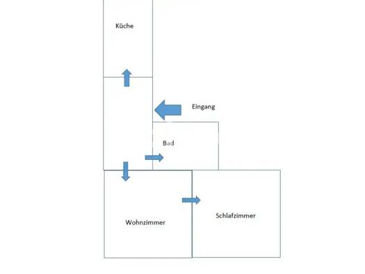Wohnung zur Miete Tauschwohnung 510 € 2,5 Zimmer 50 m² 5. Geschoss Friedrichstadt Düsseldorf 40215
