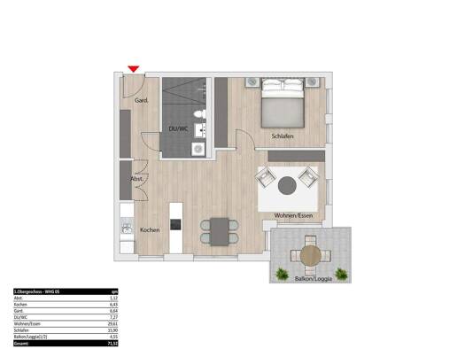 Studio zum Kauf - Neubau provisionsfrei 390.000 € 2 Zimmer 71,5 m² 1. Geschoss frei ab 01.03.2027 Siegelsbach 74936