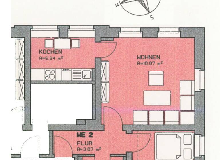 Wohnung zum Kauf 34.000 € 2 Zimmer 41,8 m² Auerbacher Straße 40 Kirchberg 08107