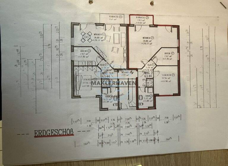 Wohnung zum Kauf 190.000 € 2 Zimmer 70 m² EG Bürgerfelde Oldenburg / Bürgerfelde 26127