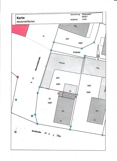 Grundstück zum Kauf 155.000 € 312 m² Grundstück Wintersdorf Rastatt 76437