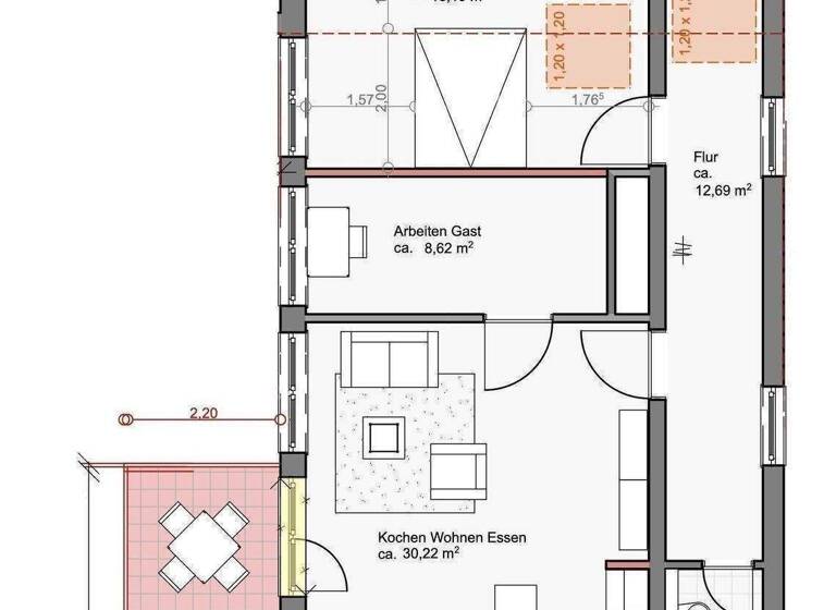Wohnung zum Kauf provisionsfrei als Kapitalanlage geeignet 174.000 € 2,5 Zimmer 77,4 m² Bogen 94327