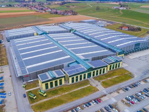Produktionshalle zur Miete provisionsfrei 9.200 m² Lagerfläche teilbar von 2.300 m² bis 9.200 m² Esbaum Kirchdorf 83527