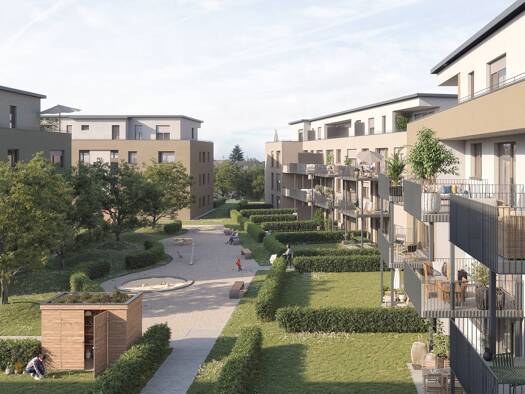 Wohnung zum Kauf - Neubau provisionsfrei 461.670 € 3 Zimmer 83,9 m² EG Schulstraße 10a Oberhausen Rheinhausen 79365