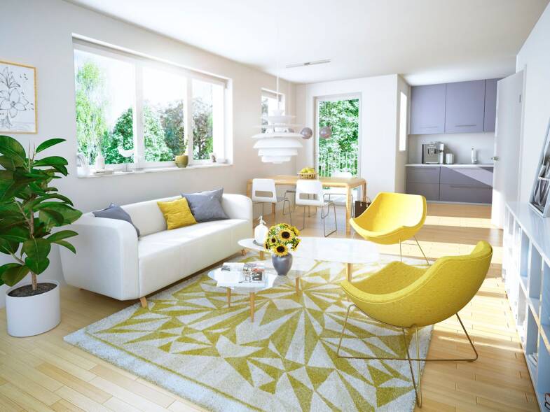 Wohnung zur Miete 690 € 2 Zimmer 58,6 m² Villingen Villingen-Schwenningen 78050