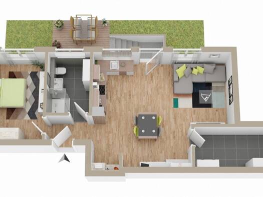 Wohnung zum Kauf 315.000 € 2,5 Zimmer 62,8 m² EG Belsen Mössingen 72116