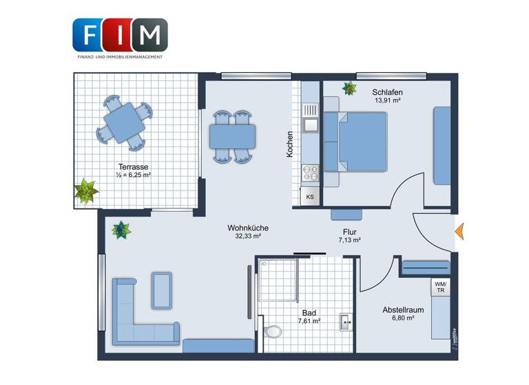 Wohnung zum Kauf 340.400 € 2 Zimmer 74 m²<br/>Wohnfläche EG<br/>Geschoss Voxtrup 221 Osnabrück / Voxtrup 49086