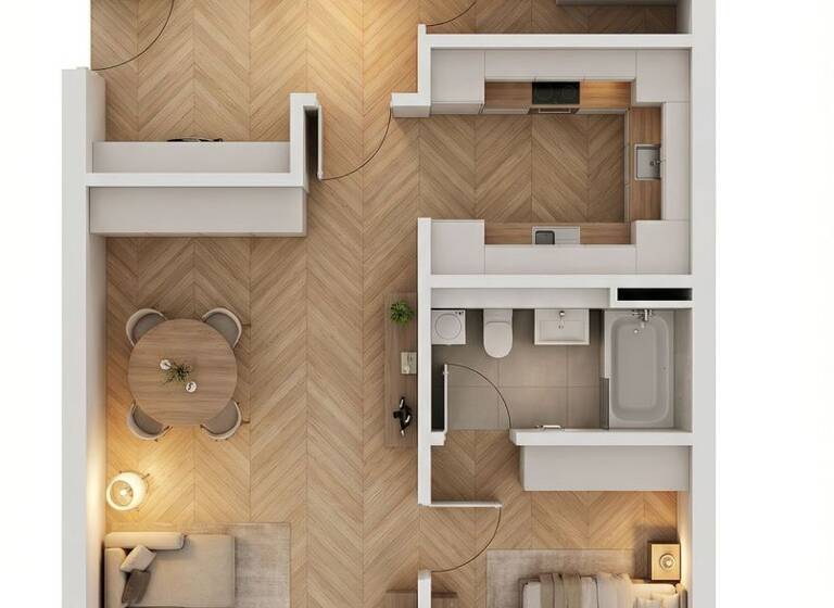 Wohnung zur Miete 1.487 € 3 Zimmer 88,7 m² 4. Geschoss frei ab 01.05.2026 Reichskanzler-Müller-Straße 20 Schwetzingerstadt Mannheim 68165