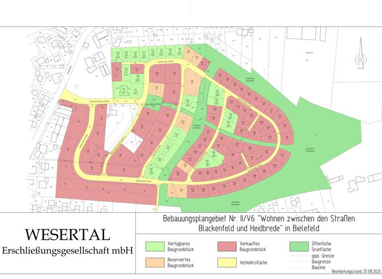 Grundstück zum Kauf provisionsfrei 151.560 € 421 m² Grundstück frei ab sofort Vilsendorf Bielefeld 33739