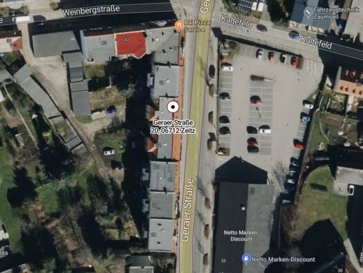 Wohnung zur Miete 200 € 1,5 Zimmer 41,9 m² frei ab sofort Geraer Straße 20 Zeitz 06712