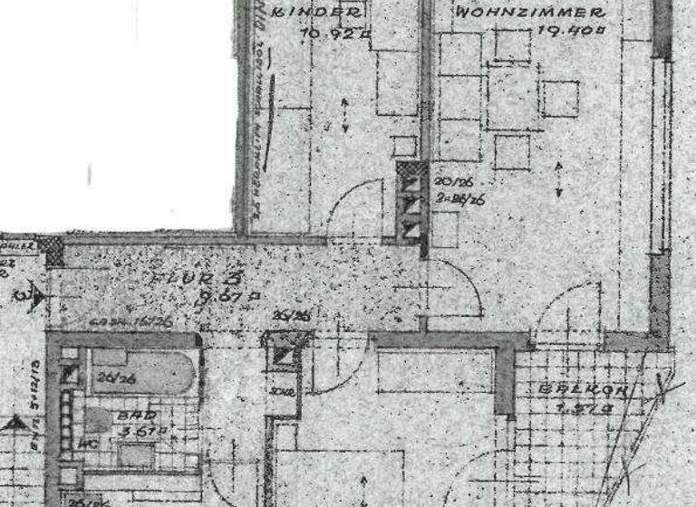Wohnung zur Miete 900 € 3 Zimmer 70 m² 2. Geschoss frei ab sofort Orffstraße 29 St Leonhard Nürnberg 90439