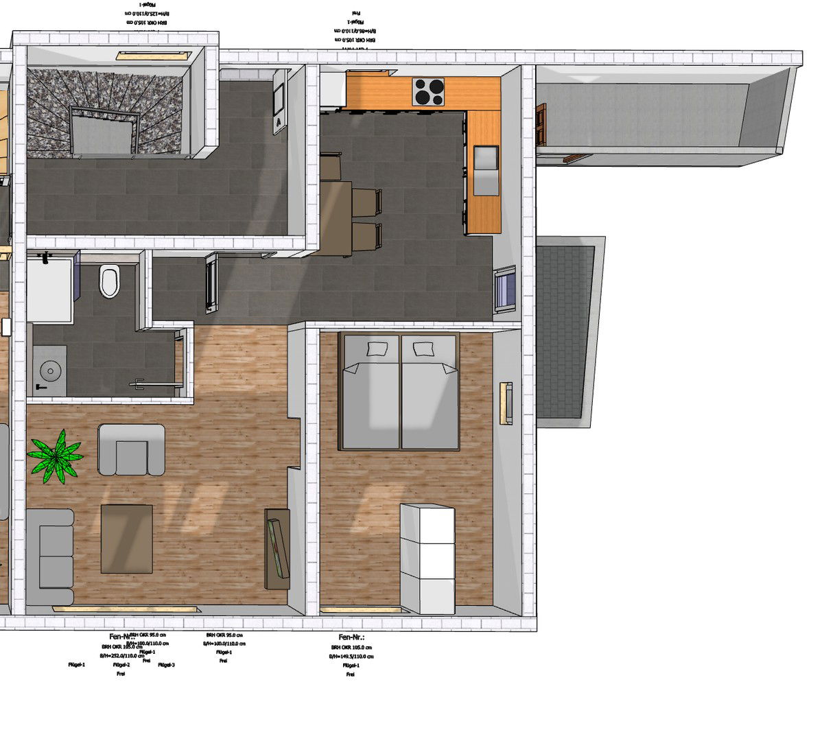 Wohnung zur Miete 880 € 2 Zimmer 63 m²<br/>Wohnfläche EG<br/>Geschoss 01.12.2024<br/>Verfügbarkeit Atostraße 14 Bermatingen Bermatingen 88697