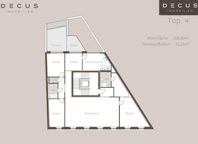 Wohnung zum Kauf 2.293.000 € 6 Zimmer 169,4 m² 2. Geschoss Wien 1030
