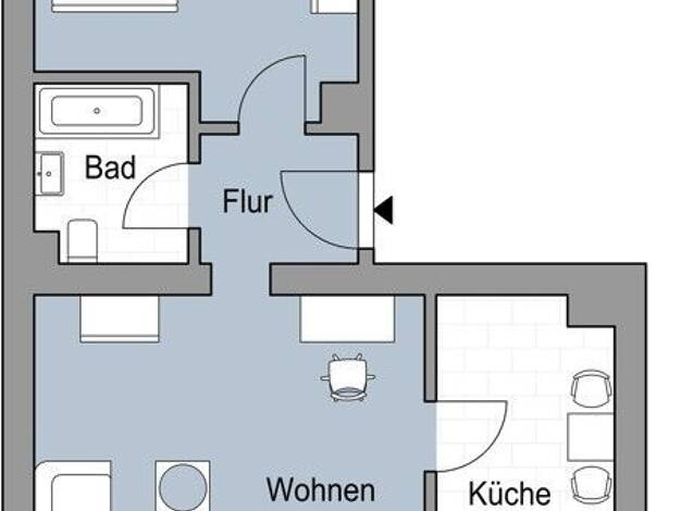 Wohnung zur Miete 473 € 2 Zimmer 51 m² 4. Geschoss frei ab 12.09.2026 Bischofstraße 22 Leutzsch Alt-West 04179