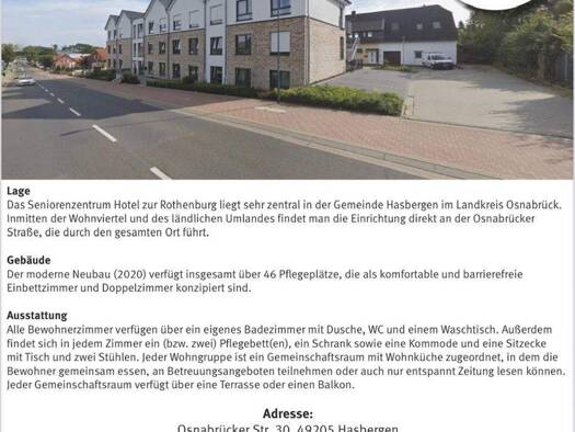 Senioren-Apartment zum Kauf provisionsfrei als Kapitalanlage geeignet 7.100.000 € Osnabrückerstr. 30 Hasbergen 49205