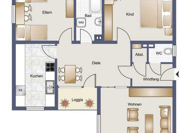 Wohnung zum Kauf 170.000 € 3 Zimmer 79,7 m² 2. Geschoss Sulzbach-Rosenberg 92237