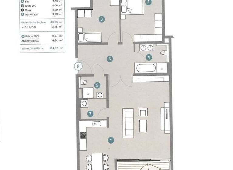Wohnung zum Kauf provisionsfrei 925.000 € 3 Zimmer 118,4 m² Alte Neustadt Bremen 28199