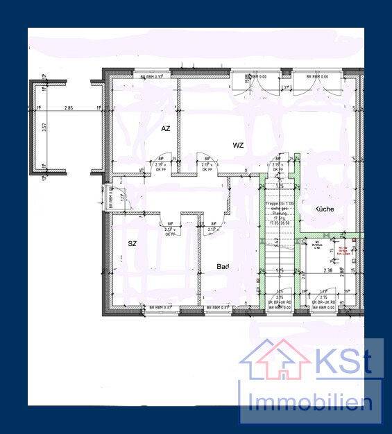 Wohnung zur Miete 1.150 € 4 Zimmer 89 m²<br/>Wohnfläche EG<br/>Geschoss 01.02.2025<br/>Verfügbarkeit Pirolstraße 23 Innenstadt Vreden 48691