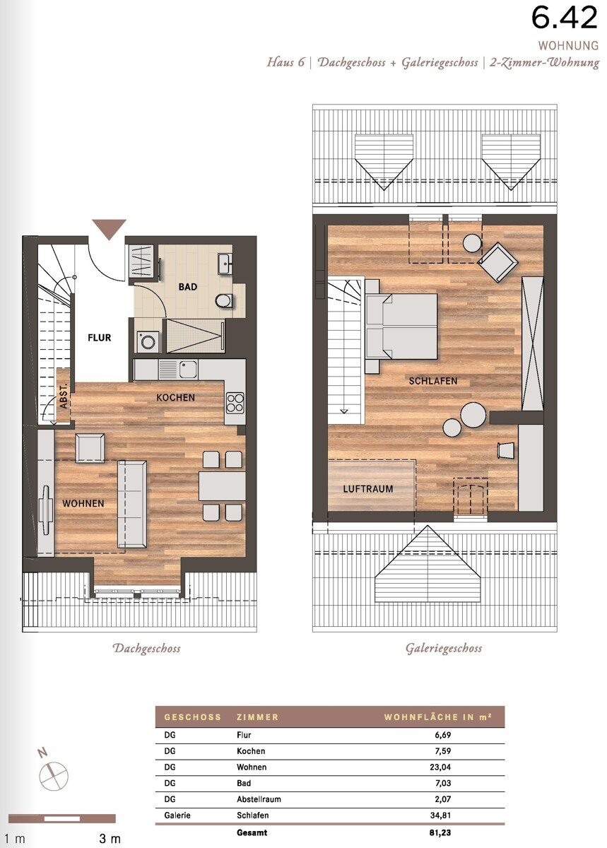 Wohnung zur Miete 935 € 2,5 Zimmer 81,2 m²<br/>Wohnfläche EG<br/>Geschoss Hubenloch Villingen-Schwenningen 78048