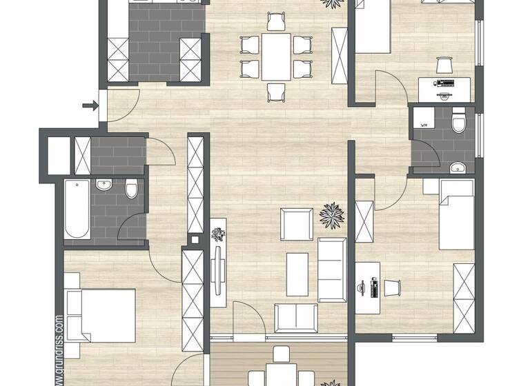 Wohnung zum Kauf 419.000 € 4,5 Zimmer 101 m² 2. Geschoss Aldingen Remseck am Neckar 71686