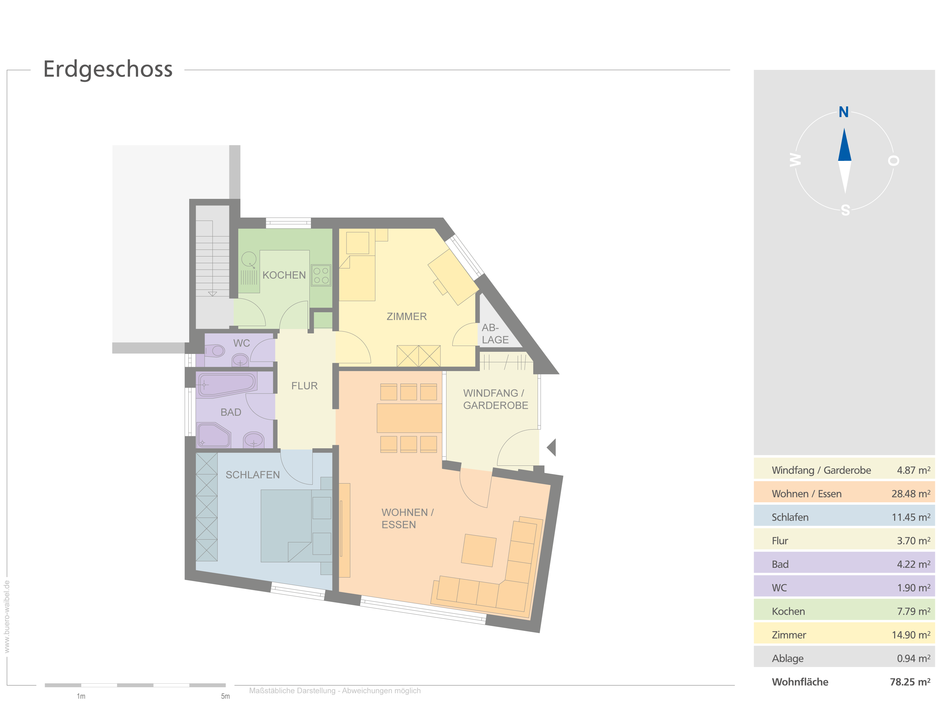 Wohnung zum Kauf 307.500 € 3 Zimmer 78,3 m²<br/>Wohnfläche ab sofort<br/>Verfügbarkeit Neutrauchburg Isny 88316