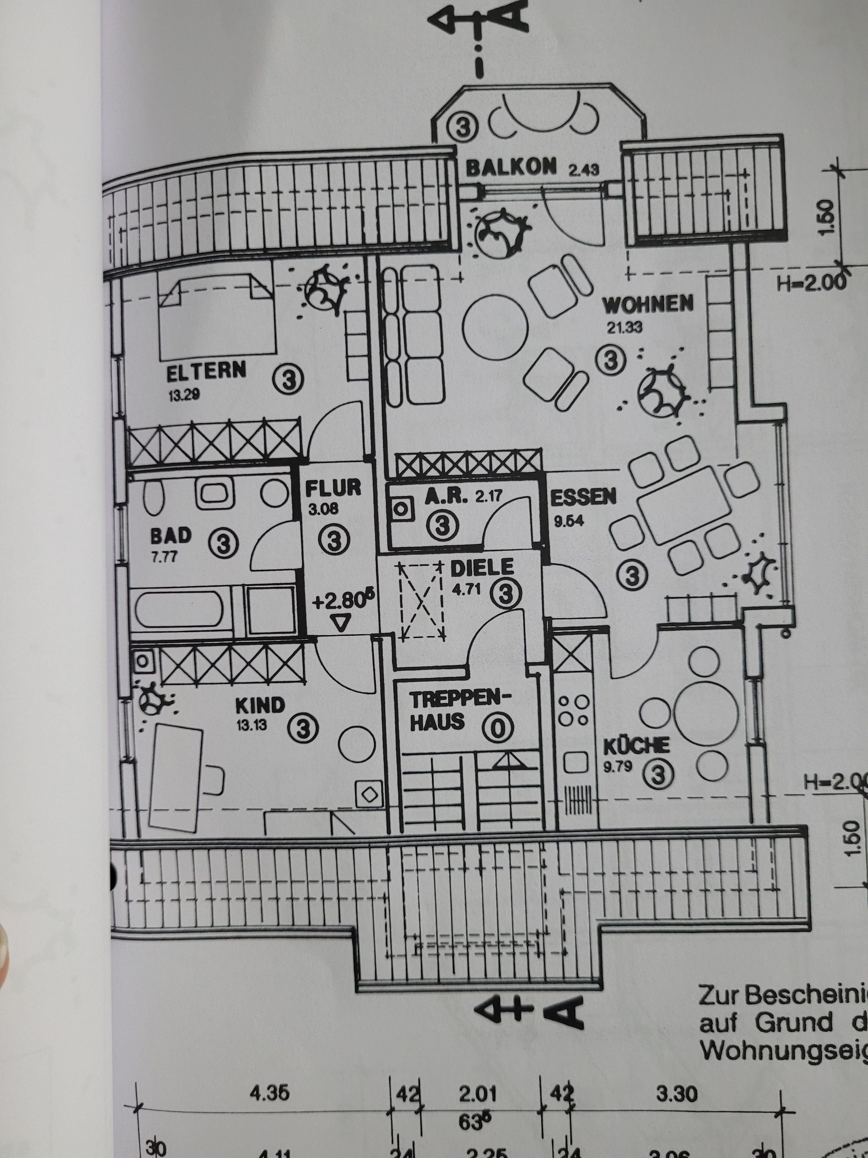 Wohnung zum Kauf provisionsfrei 275.000 € 3 Zimmer 87 m²<br/>Wohnfläche Orscholz Mettlach 66693