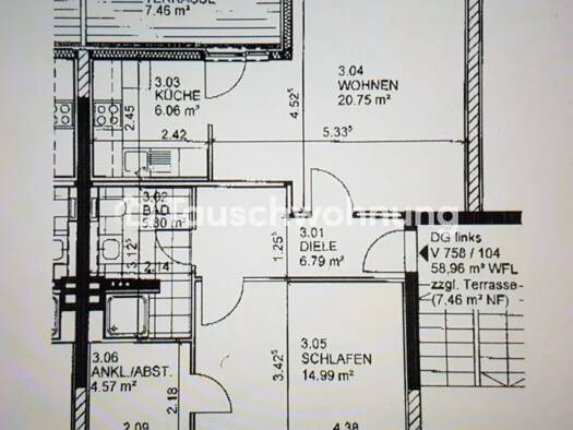 Wohnung zur Miete Tauschwohnung 800 € 2 Zimmer 63 m² 4. Geschoss Alsterdorf Nord 22081