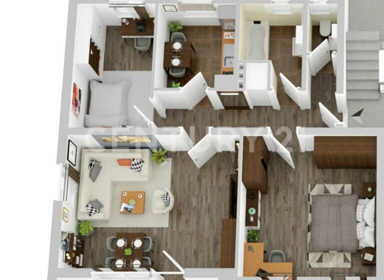 Wohnung zum Kauf 165.000 € 3 Zimmer 73 m² 1. Geschoss Obere Terrasse Burgkirchen 84508