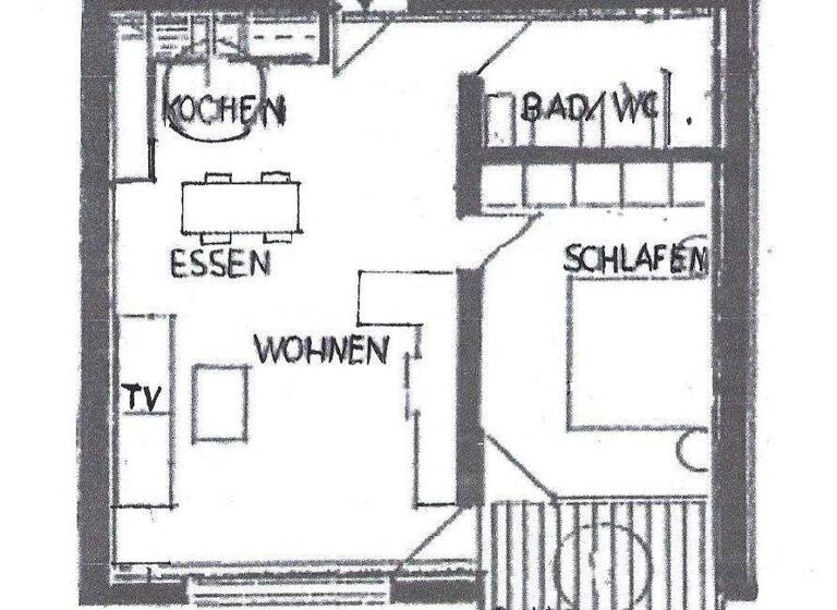 Wohnung zur Miete 89 € 2 Zimmer 49 m² Büsingen am Hochrhein 78266