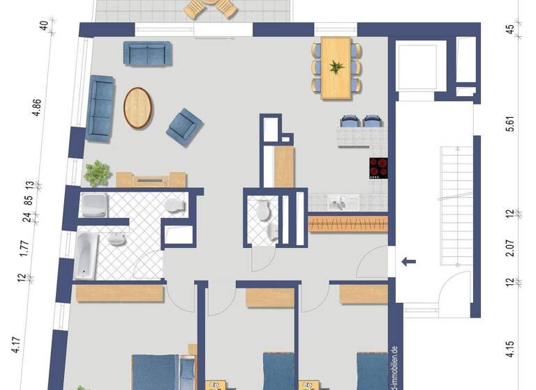 Wohnung zum Kauf 429.000 € 4,5 Zimmer 119,2 m² Grenzach Grenzach-Wyhlen 79639