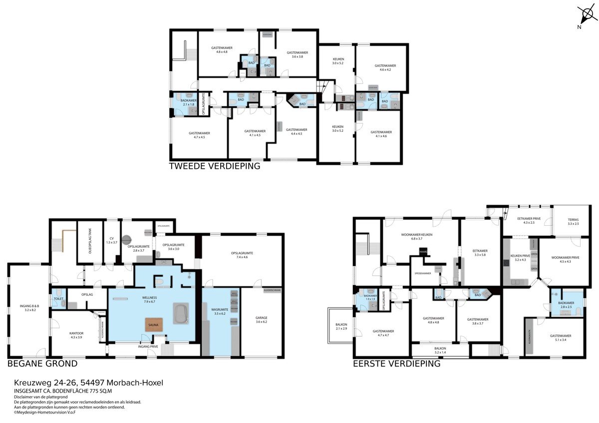 Mehrfamilienhaus zum Kauf 745.000 € 13 Zimmer Hoxel Morbach / Hoxel 54497