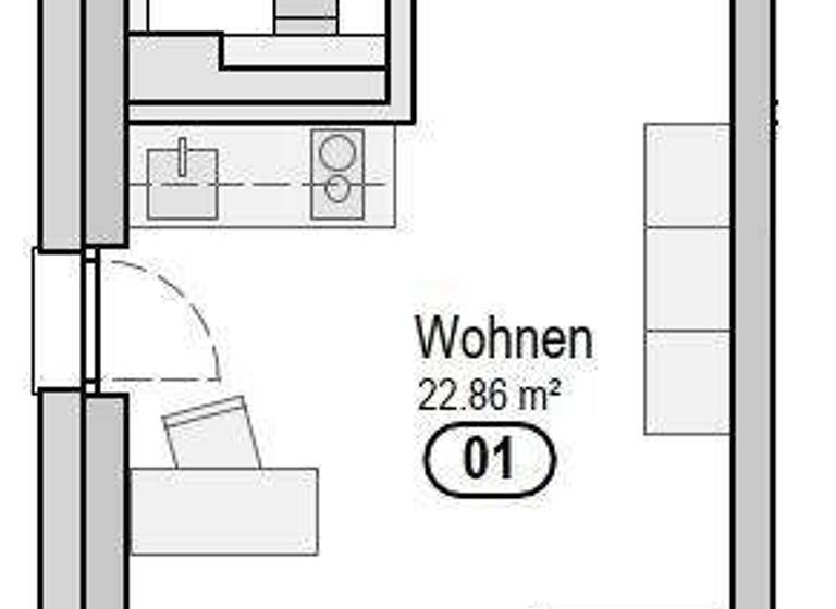 Wohnung zum Kauf - Neubau provisionsfrei als Kapitalanlage geeignet 227.900 € 1 Zimmer 26,2 m² Innenstadt Erlangen 91052