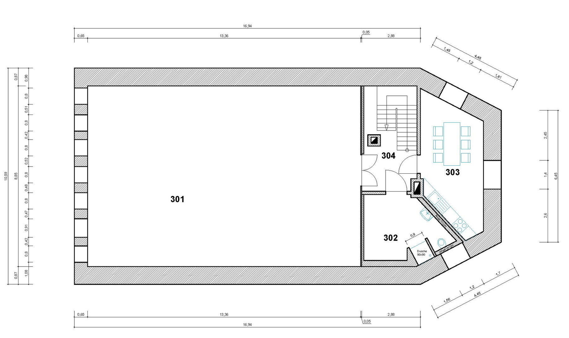 Bürofläche zur Miete provisionsfrei 896 € 118 m²<br/>Bürofläche Mittelstraße 3 Parchim Parchim 19370