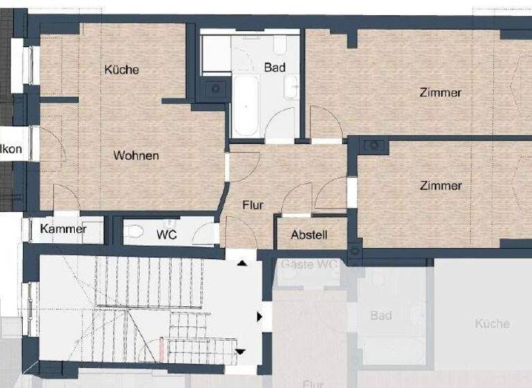 Wohnung zum Kauf 365.000 € 3 Zimmer 79,1 m² Striesen-Ost Dresden 01277