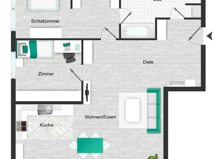 Wohnung zum Kauf 599.000 € 3 Zimmer 85 m² Thalk.Obersendl.-Forsten-Fürstenr.-Solln München 81479