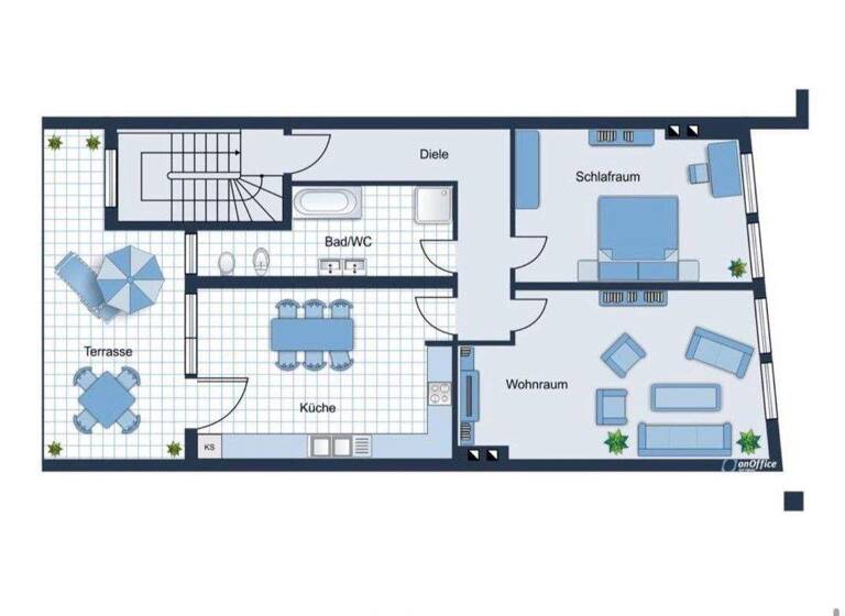 Wohnung zur Miete 1.290 € 3 Zimmer 70 m² 2. Geschoss frei ab 01.05.2026 Friedrichstraße 22 Zentrum Bonn 53111