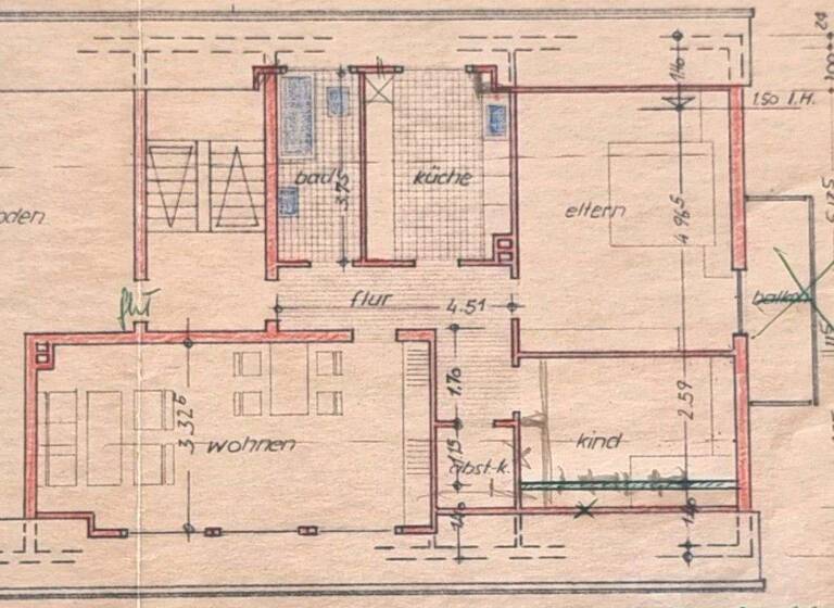 Wohnung zur Miete 800 € 3,5 Zimmer 83 m² 2. Geschoss frei ab 01.06.2026 Gerther Str. 6 Merklinde Castrop-Rauxel 44577