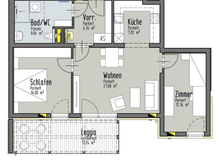 Wohnung zum Kauf - Erstbezug 315.830 € 3 Zimmer 68,6 m² Tarsdorf Tarsdorf 5121